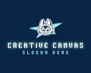 Creative Futuristic Gamer logo design