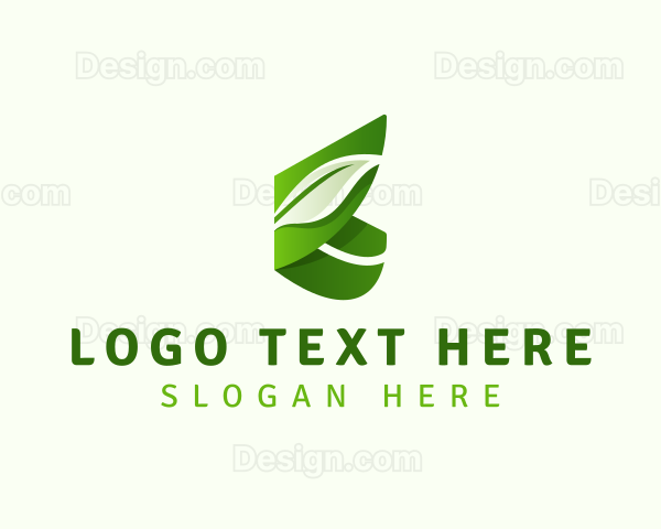 Natural Organic Leaf Logo