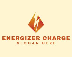 Power Energy Lightning logo design