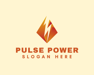 Power Energy Lightning logo design