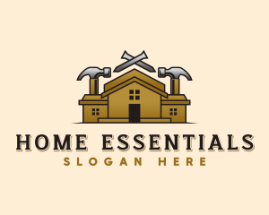 Home Improvement Roofing  logo design