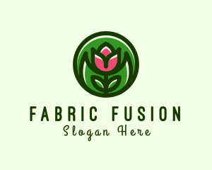 Tulip Flower Gardening logo design