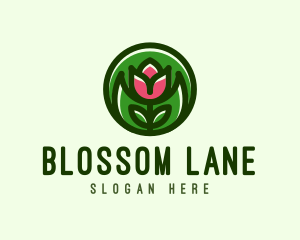 Tulip Flower Gardening logo