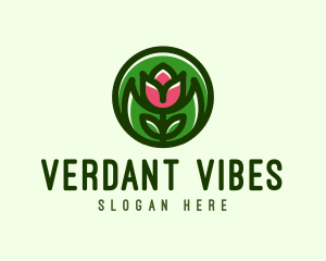 Tulip Flower Gardening logo