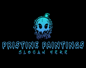 Ghost Street Art Graffiti logo design