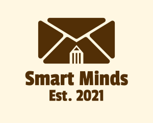Pencil Mail Envelope logo