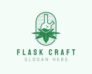 Marijuana Lab Flask logo