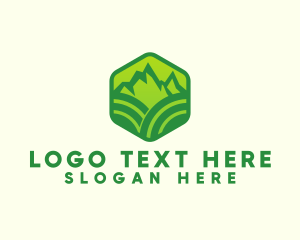 Hexagon Mountain Farm Logo