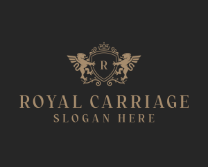 Royalty Hotel Crest logo design