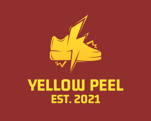 Lightning Bolt Sneakers logo design