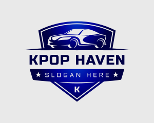 Sedan Car Automobile logo design