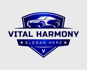 Sedan Car Automobile logo design