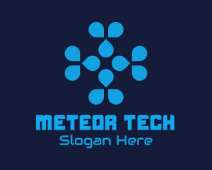 Blue Tech Company logo design