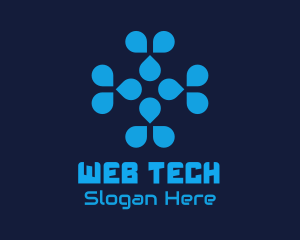 Blue Tech Company logo design