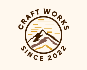 Outdoor Mountain Tourism logo design