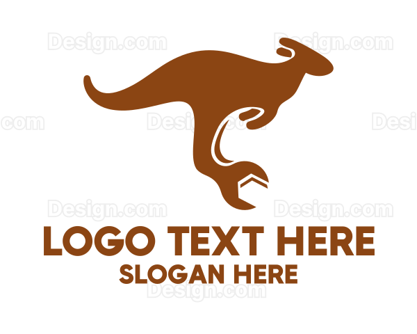 Mechanical Fix Kangaroo Logo