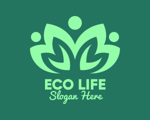 Green Eco Community logo design