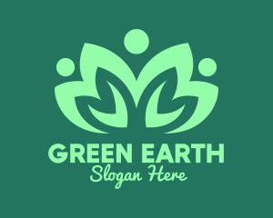 Green Eco Community logo design