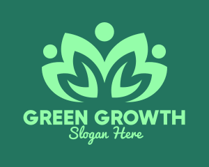 Green Eco Community logo design