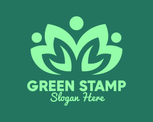 Green Eco Community logo design