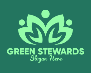 Green Eco Community logo design