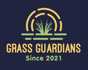 Wild Grass Sunset logo design