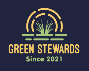 Wild Grass Sunset logo design