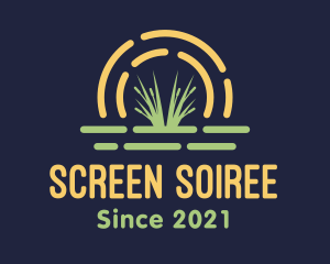 Wild Grass Sunset logo design