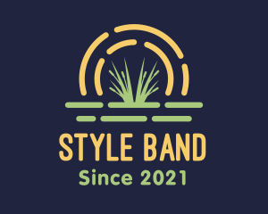 Wild Grass Sunset logo design