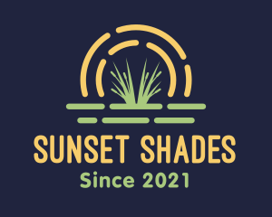 Wild Grass Sunset logo design