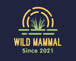 Wild Grass Sunset logo design