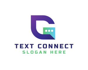 Messaging Chat Letter G logo