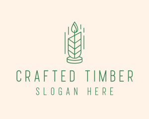 Organic Wax Candle  logo design