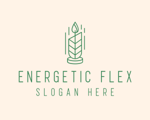 Organic Wax Candle  logo design