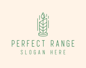 Organic Wax Candle  logo design