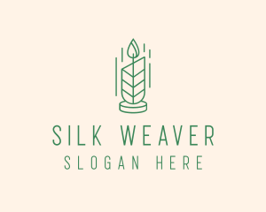 Organic Wax Candle  logo design