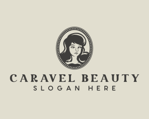 Vintage Beauty Woman logo design