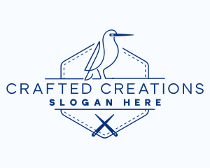 Needle Bird Tailoring logo design