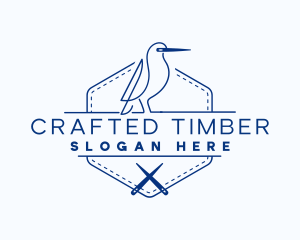 Needle Bird Tailoring logo design