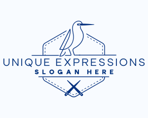 Needle Bird Tailoring logo design