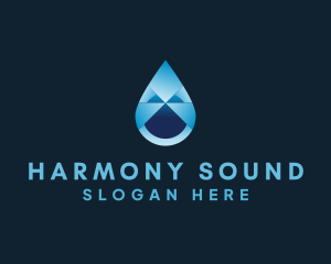Liquid Water Drop logo