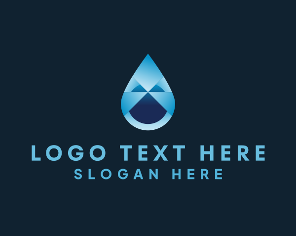 Liquid Water Drop logo