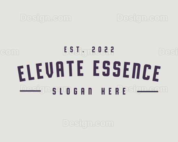 Masculine Hipster Classic Logo