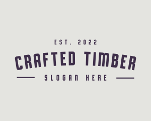 Masculine Hipster Classic logo design