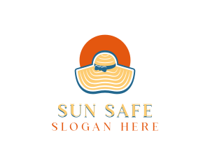 Sun Hat Fashion logo design