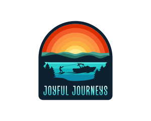 Waterskiing Lake Vacation logo