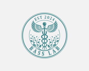 Caduceus Pharmacy Clinic logo design