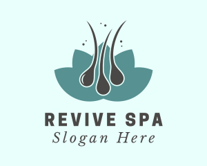 Floral Spa Dermatology logo design