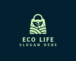 Eco Friendly Shopping Bag logo design