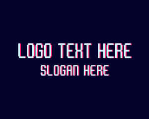 Digital Glitch Wordmark logo